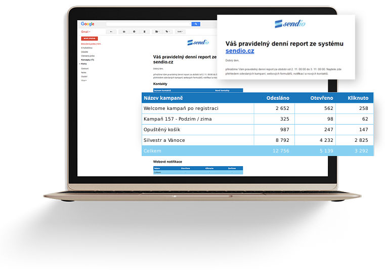 Statistiky - Reporty